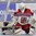 PLYMOUTH, MICHIGAN - APRIL 6: Czech Republic's Klara Peslarova #29 makes a pad save during relegation round action at the 2017 IIHF Ice Hockey Women's World Championship. (Photo by Minas Panagiotakis/HHOF-IIHF Images)